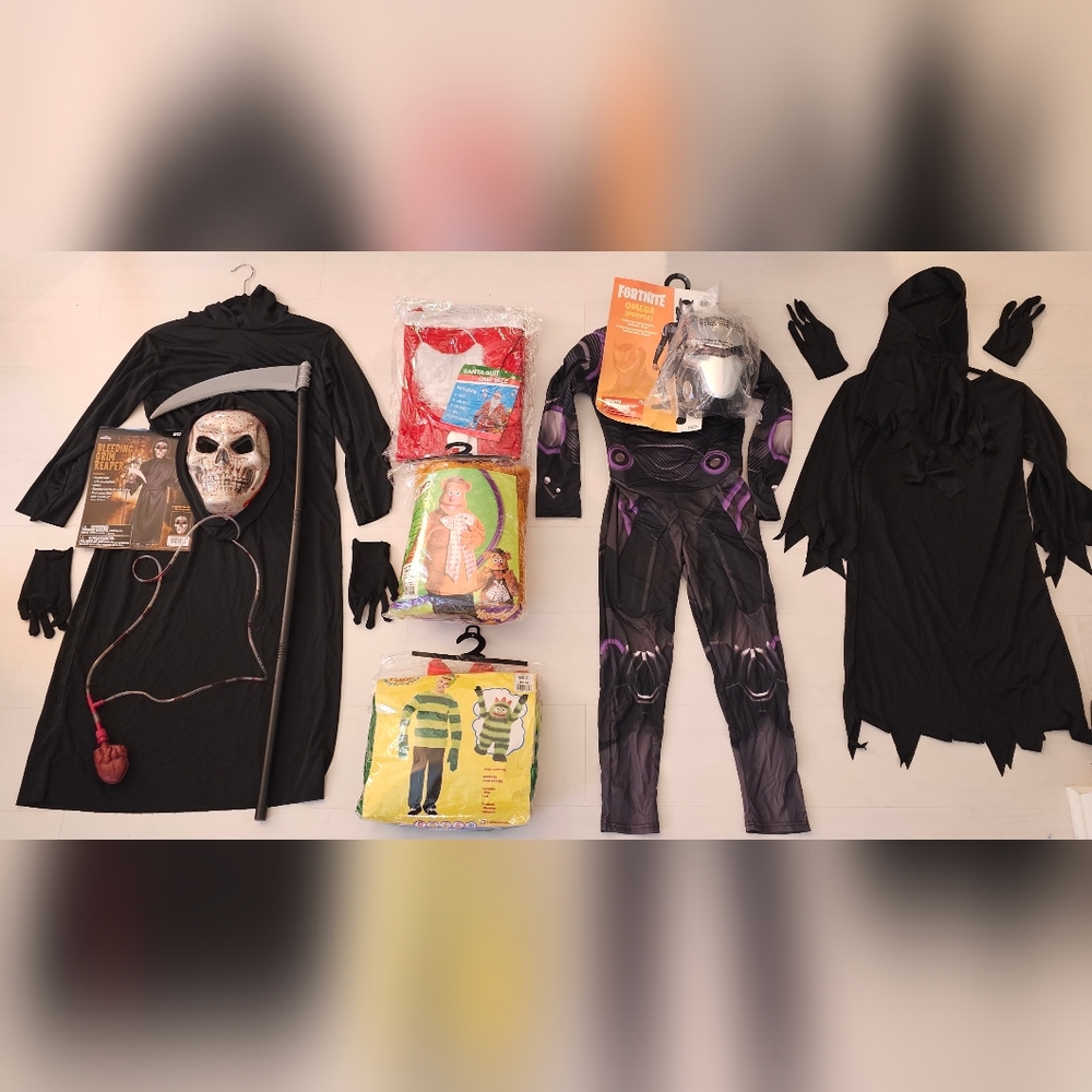 Halloween Costume Grim Reaper Santa Claus Fortnite Omega